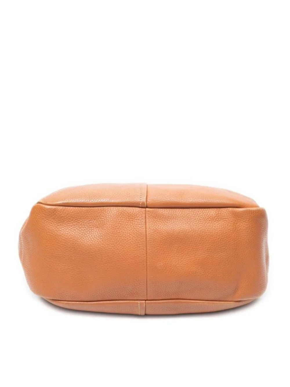 Prada Zip Top Hobo Brown Vitello Dyno